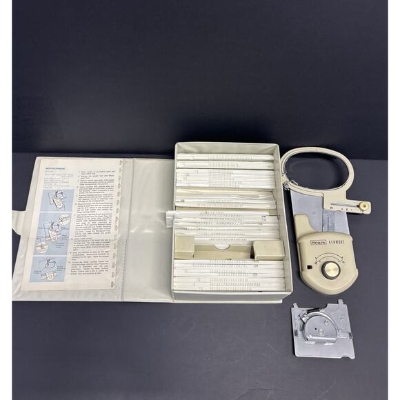 Vintage 1976 Sears Kenmore Monogrammer and Templates- Attachments - Picture 2 of 8